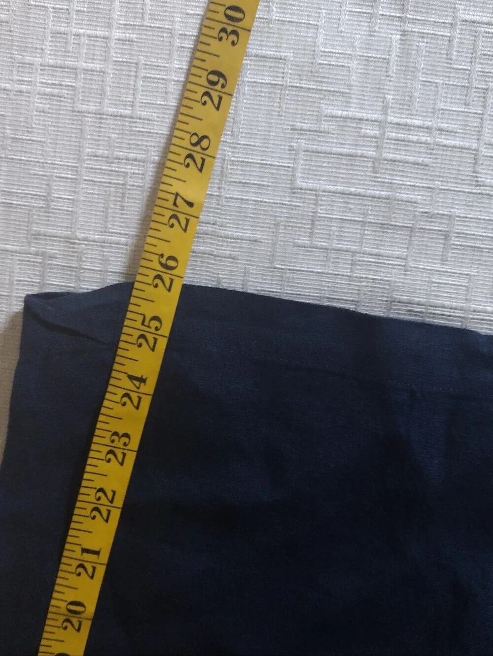 Quince Navy Blue Cropped Linen Pull On Pants Euro Summer Coastal Classic size L